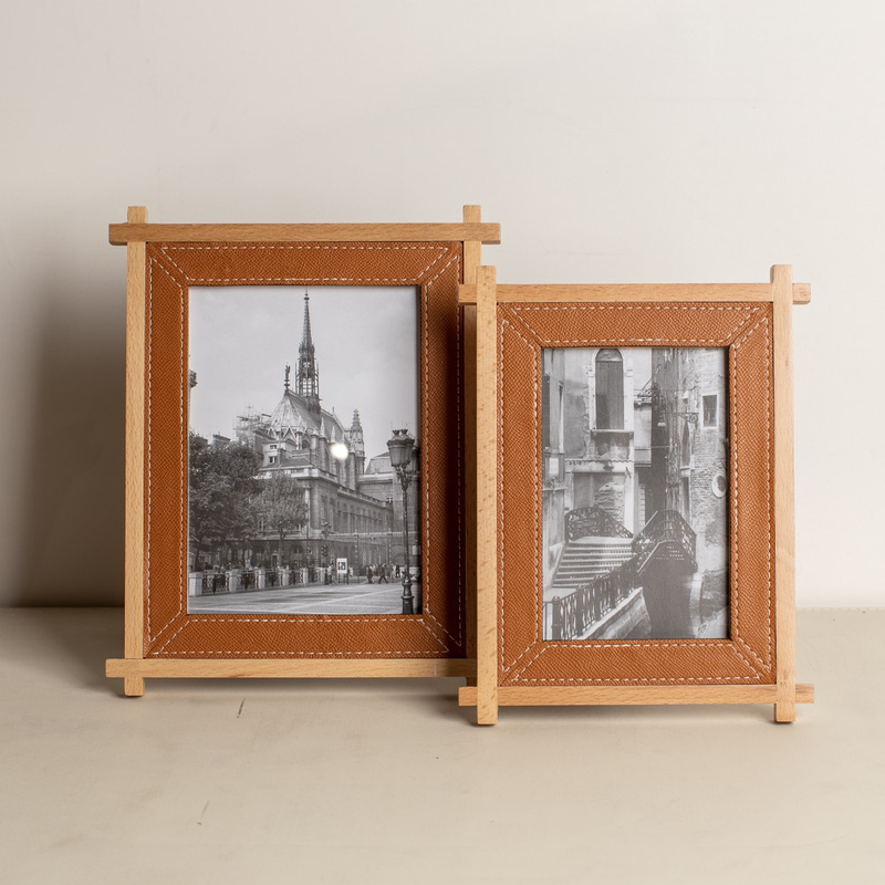 Modern Simple Retro Wooden Photo Frame Table Decoration Home Decoration Picture Frame Living Room Desktop Ornaments Creative Gifts