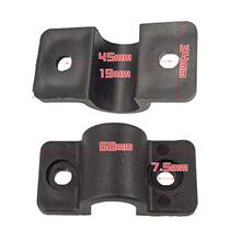 Office computer reporter training learning folding chair armrest universal pulley nylon plastic circlip rubber sleeve accessories