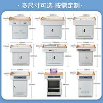 Multimedia podium steel training class campus classroom teacher podium central control multi-functional podium conference podium
