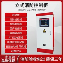 Fire water pump control cabinet star-delta mechanical emergency inspection dual power supply IP55 life frequency conversion automatic start cabinet