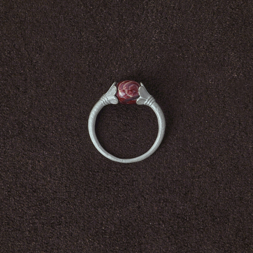 OLIOEACETO sterling silver bud ring