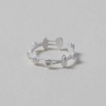 Olioeaceto sterling silver gemstone ring