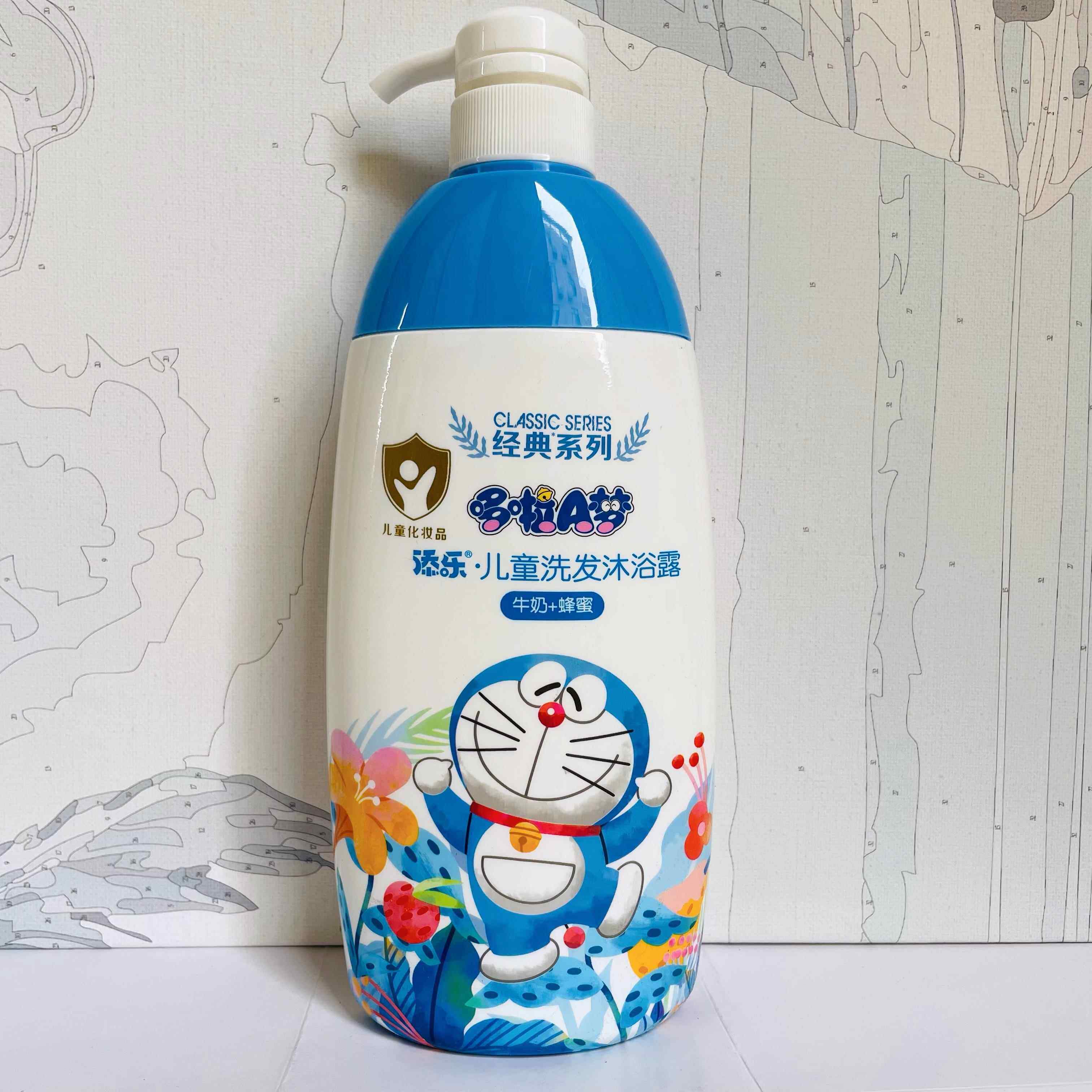 添乐哆啦A梦经典儿童甜睡沐浴露:720g洗发二合一,薰衣草精华助眠神器!-沐浴乳-淘宝好物网