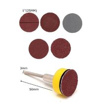 1 Inch Sanding Disc Set 25mmSandPaper 100-3000 Grit Backing