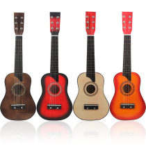 Factory direct sales 25-inch small guitar colorful basswood beginner childrens Brazilian toy guitar six-string small guitar instrument