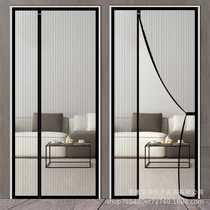 Full magnetic strip King Kong side-opening anti-mosquito household summer anti-mosquito door curtain without punching and thickened anti-mosquito window mesh