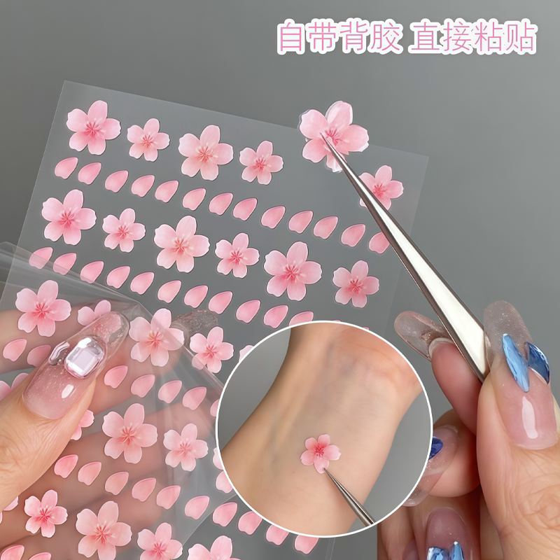Forehead Stickers, Face Stickers, Cherry Blossom Stickers, Stage Makeup, Eyebrow Flower Stickers, Facial Makeup, Peach Blossom Makeup, Face Makeup Stickers