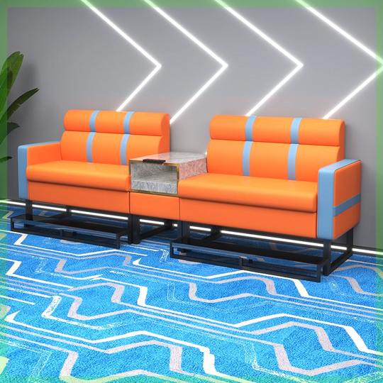 Combinaison canapé, table et chaise de billard, chaise de visualisation, salle de billard dédiée, siège de repos haut de gamme pour deux ou trois personnes