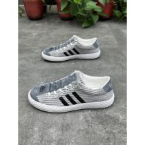 Slip-on trendy mens shoes spring new fine velvet comfortable color matching versatile Internet celebrity popular outdoor sports shoes