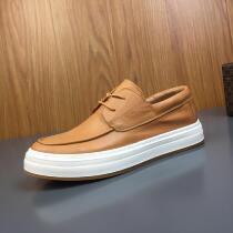 First layer cowhide mens shoes summer new breathable sneakers genuine leather Guangzhou high-end handmade fashion casual leather shoes