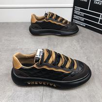 Spring new fashion sports casual shoes Korean version versatile thick sole heightening dad shoes Douyin trendy mens shoes