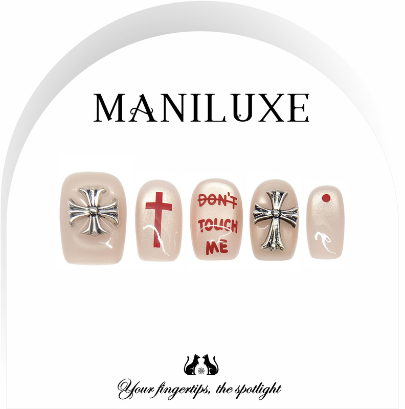 Maniluxe【Twilight Apocalypse】European and American Sweet and Cool Gothic Style 2026 New High-End Handmade Wearable Nails