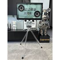 (Sanmu) MORRORART internet celebrity suspended transparent lyrics subtitles audio solid wood audio stand