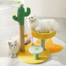 Sisal Cat ree Cactus Style Tower Climbing Frame Funny Toy