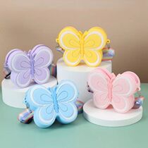 Lovely Bow Childrens Silicone Shoulder Bags Cute Butterfly