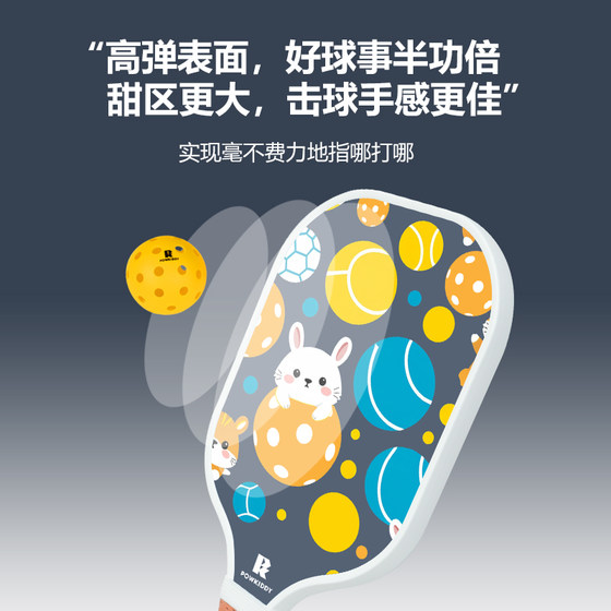 匹克球拍板小学生初学者家庭室外儿童亲子娱乐皮克球拍全套训练拍