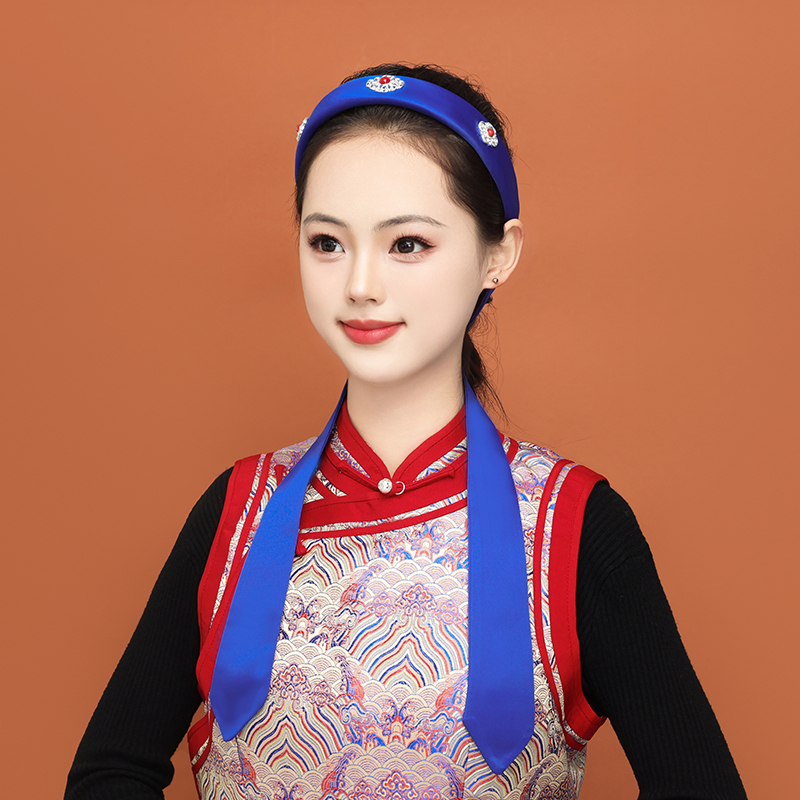 Mongolian Hairpin Ribbon Headband Colorful Hairband for Women, Adults, and Children Stage Costume Accessories Ethnic Minority Headwear Mongolian Hairpin Ribbon Headband Colorful Hairband for Women, Adults, and Children Stage Costume Accessories Ethnic Minority Headwear