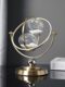 Creative Rotatable Globe Hourglass Timer 30 Minutes Ornament Modern Light Luxury Office Desktop Decoration