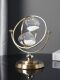 Creative Rotatable Globe Hourglass Timer 30 Minutes Ornament Modern Light Luxury Office Desktop Decoration