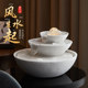 Flowing Water Ornaments, Circulating Water, Modern Light Luxury Living Room Rockery Fountain Landscaping, Shop Tea Room Decorations