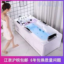 Acrylic small bathtub luxury surf massage constant temperature heated independent bathtub European-style home bathtub