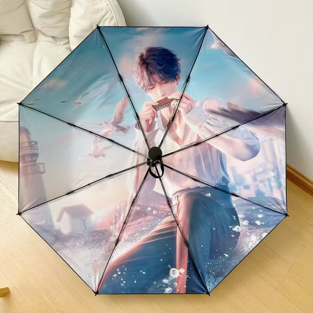 Anime Love and deepspace Zayne Rafayel Cosplay Fold Rain Sunscreen