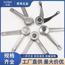 Modern and simple zinc alloy arbitrary stop support rod 360-degree mechanical support rod flips up and down optional stop hardware