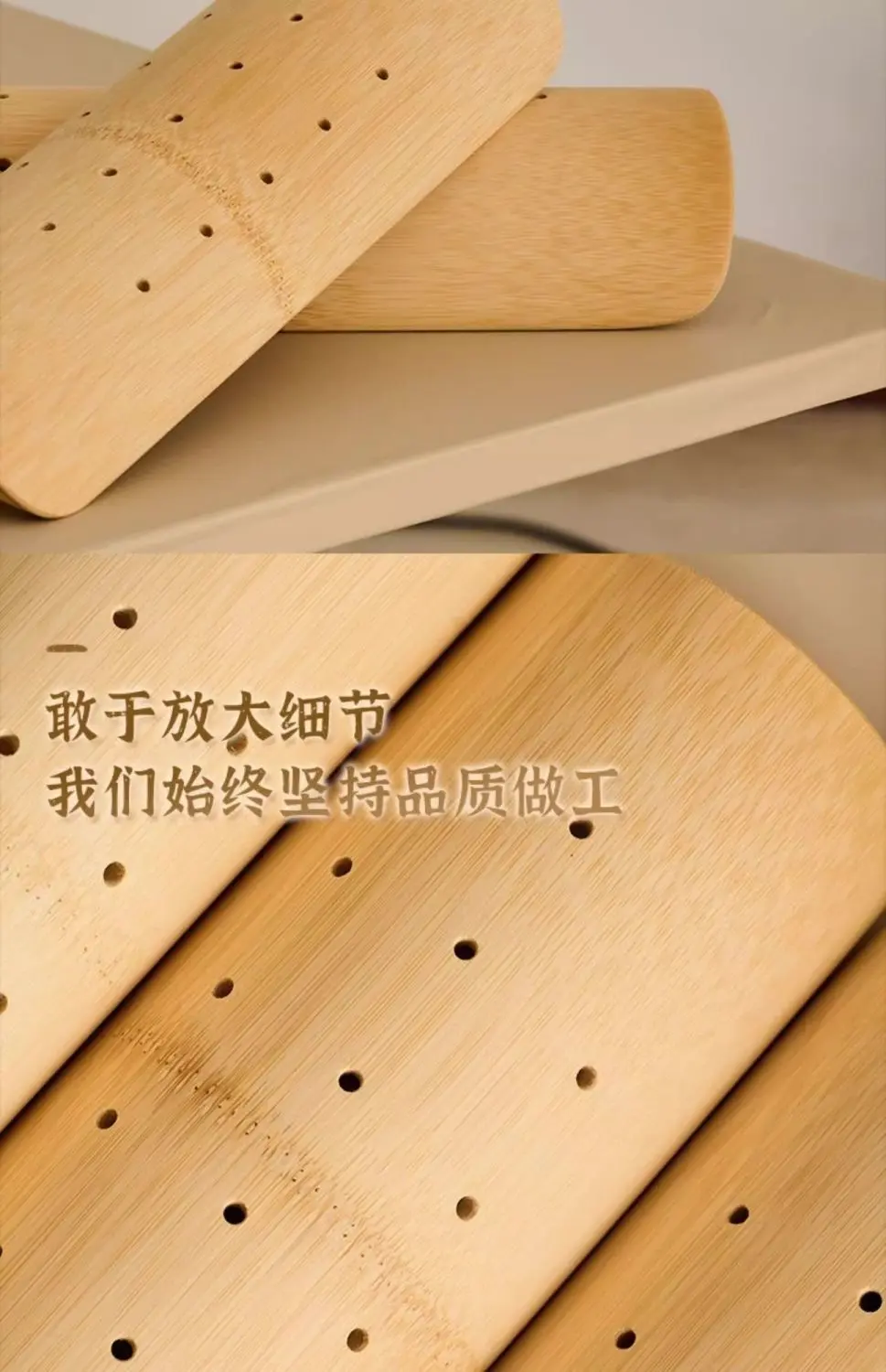 Подушка 竹子劲椎托颈枕头矫正助力睡眠颈椎专用空心硬枕头天然牵引型枕头