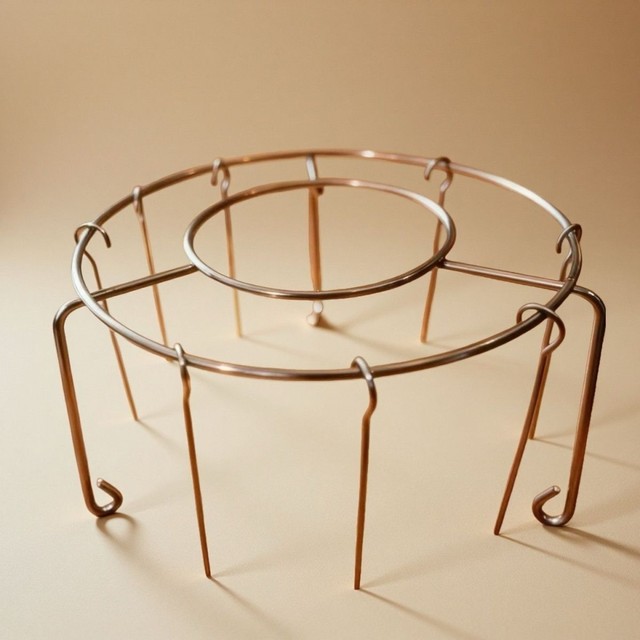 New Model Air Fryer Barbecue Rack, Round Hanging Skewer Rack for Home Kitchen and Outdoor Use