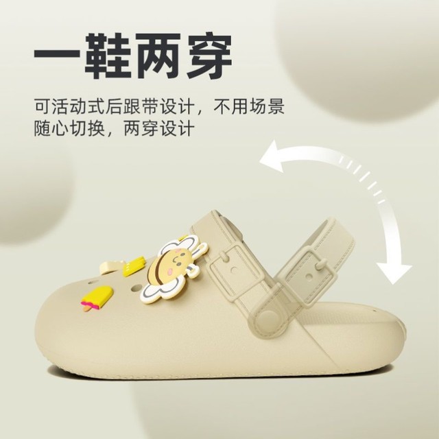 2024 New Cartoon Clogs for Women, Summer Indoor Home Use, Non-Slip, Soft Feel, Outdoor Wear, Couple Slippers for Men