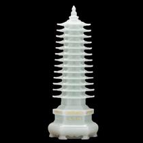 Wenchang Tower copper ornaments 13th floor 13th floor living room desk student home decoration resin wood crafts