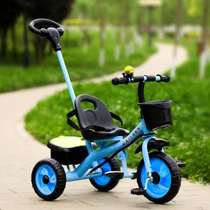 Foldable childrens outdoor tricycle girls sit on pedals toy car pedals can be light for babies and children