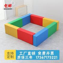 Early education kindergarten soft package ocean ball pool childrens indoor baby fence software wave pool sand pool fence anti-collision