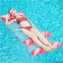 Foreign trade single good quality outdoor water play swimming pool adult inflatable floating toy inflatable floating bed 1