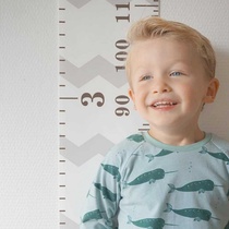 ins Nordic style height ruler childrens room wall-mounted height ruler hanging picture kindergarten measuring height ruler fox style