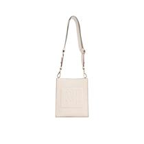 Dingxi Womens Casual Logo Print Embossed Shoulder Bag