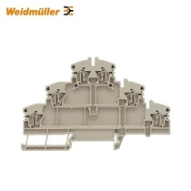 Weidmüller multi-layer module terminal shrapnel connection 500V20A dark brown ZDLD2 5-2N minimum order quantity 10 pieces