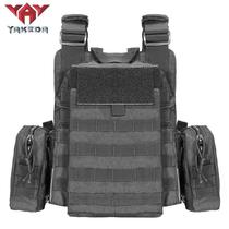 Tactical vest outdoor supplies amphibious vest lightweight real-life CS equipment complete set of black