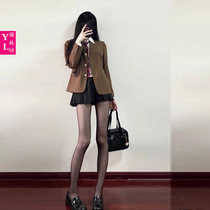 Japanese jk uniform womens 2024 spring autumn and winter small college style suit jacket shirt pleated skirt three-piece set