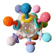Manhattan Hand Ball Rattle Silicone Biteable Baby Hand Rattle Baby Toy 3-6 Months