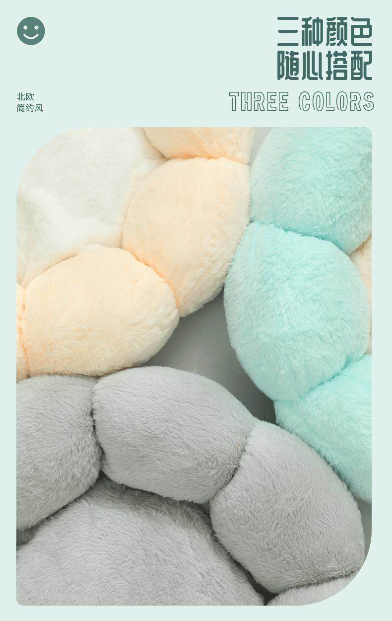 图片[10] - 宠物窝圆形花朵窝猫咪冬季保暖毛绒猫窝四季通用狗窝 - 语梦星球