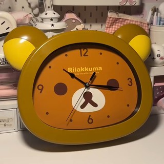 Clocks, Wall Clocks, Living Room, Unique, Creative, Fashionable, 2024 New Model, Bedroom, Room, Cute, Rilakkuma Decoration, Second-Hand Clock