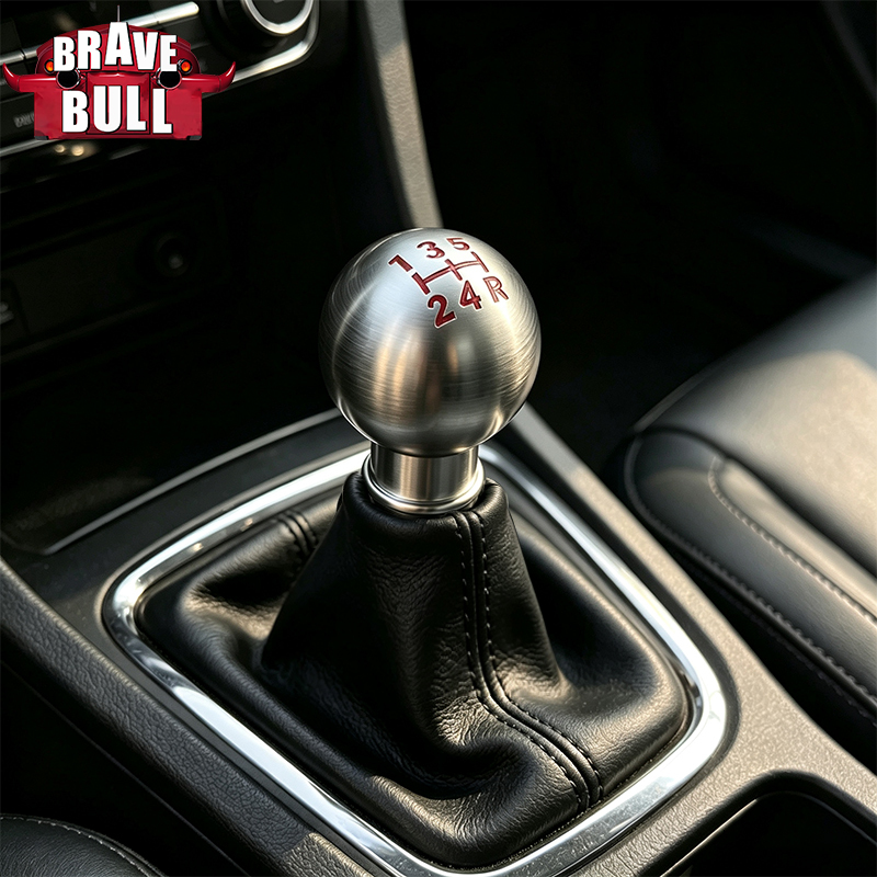 Car Modification Manual Transmission Aluminum Alloy Gear Shift Knob 56-Speed Universal Shift Knob Hand Shift Ball Head Lever