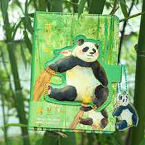 Internet celebrity panda notebook students good-looking notebook soft and cute panda notebook cartoon diary notepad