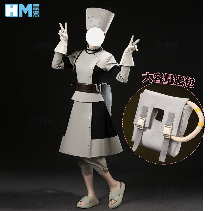 Haoman Feiyuan War Ghost Aixia Cosplay Costume Trench Coat Fabric with Pockets Cosplay Female Two-Dimensional Outfit