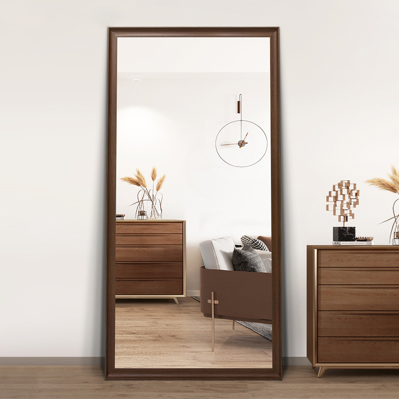 Crowdsourced Nordic full-body mirror full body mirror hanging wall home bedroom floor mirror clothing store stereo body mirror ins