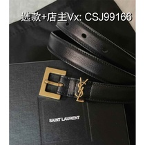 (Deposit) Summer new style belt belt for women gold and black leather carefully selected by experts