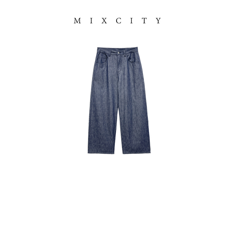 【Mixcity Yannan Home】Annual Straight Pants Collection ◆ Italian Fabric Mulberry Silk Ultra-Thin Jeans 10356 【Mixcity Yannan Home】Annual Straight Pants Collection ◆ Italian Fabric Mulberry Silk Ultra-Thin Jeans 10356