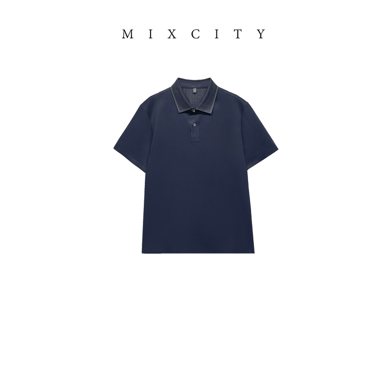 【Mixcity Yannanjia】Xiao E Shirt ◆ Erol Men's Polo Shirt Short Sleeve Cotton Linen T-Shirt 10092