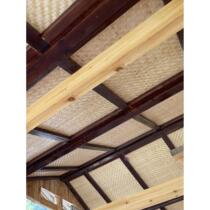 Bamboo mat decoration for suspended ceilings custom-made bamboo mat decoration straw mat wall decoration materials farmhouse mats